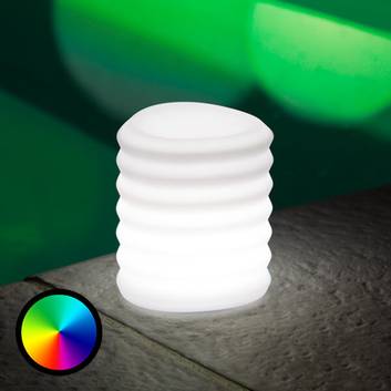 LED-dekorationslampe Lampion styres via smartphone