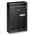 Stand. letter box WISMAR B5, black