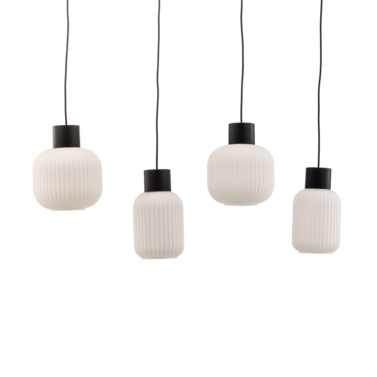 Lucande Lomeris hängande lampa, fyra ljuskällor, vit