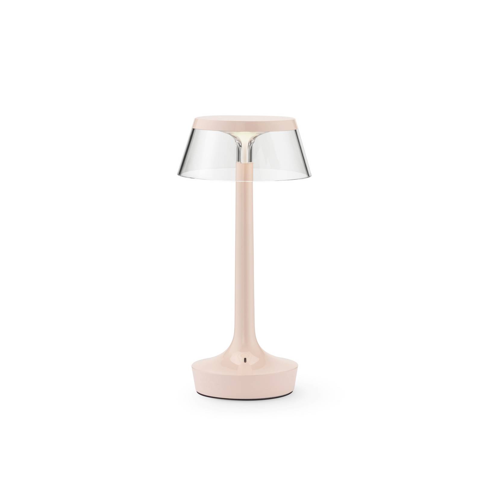 Flos LED-Akku-Tischleuchte Bon jour unplugged, rosé