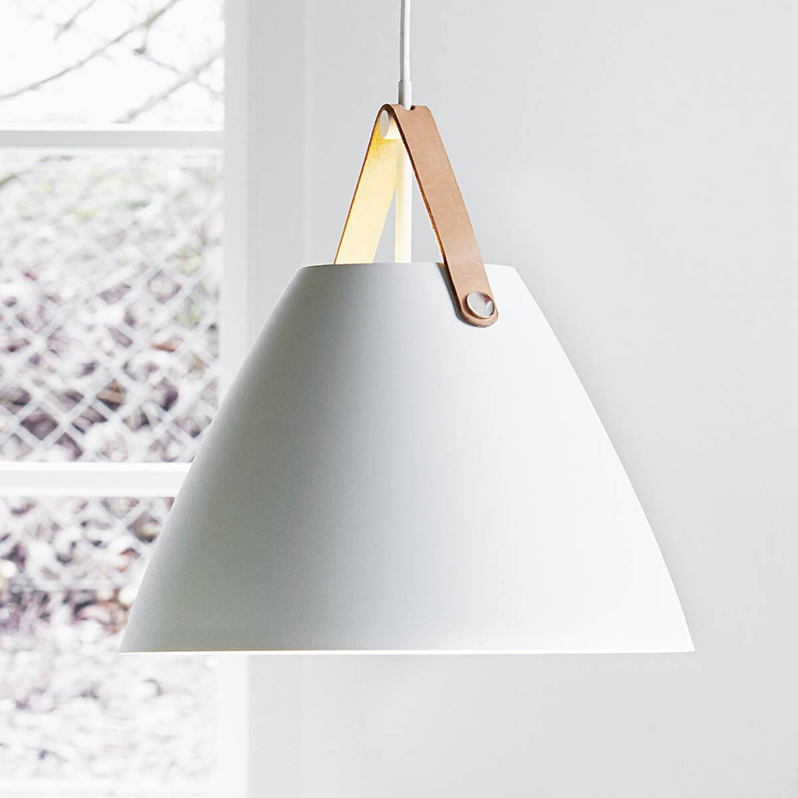 Skórzane zawieszenie – lampa wisząca LED Strap 36