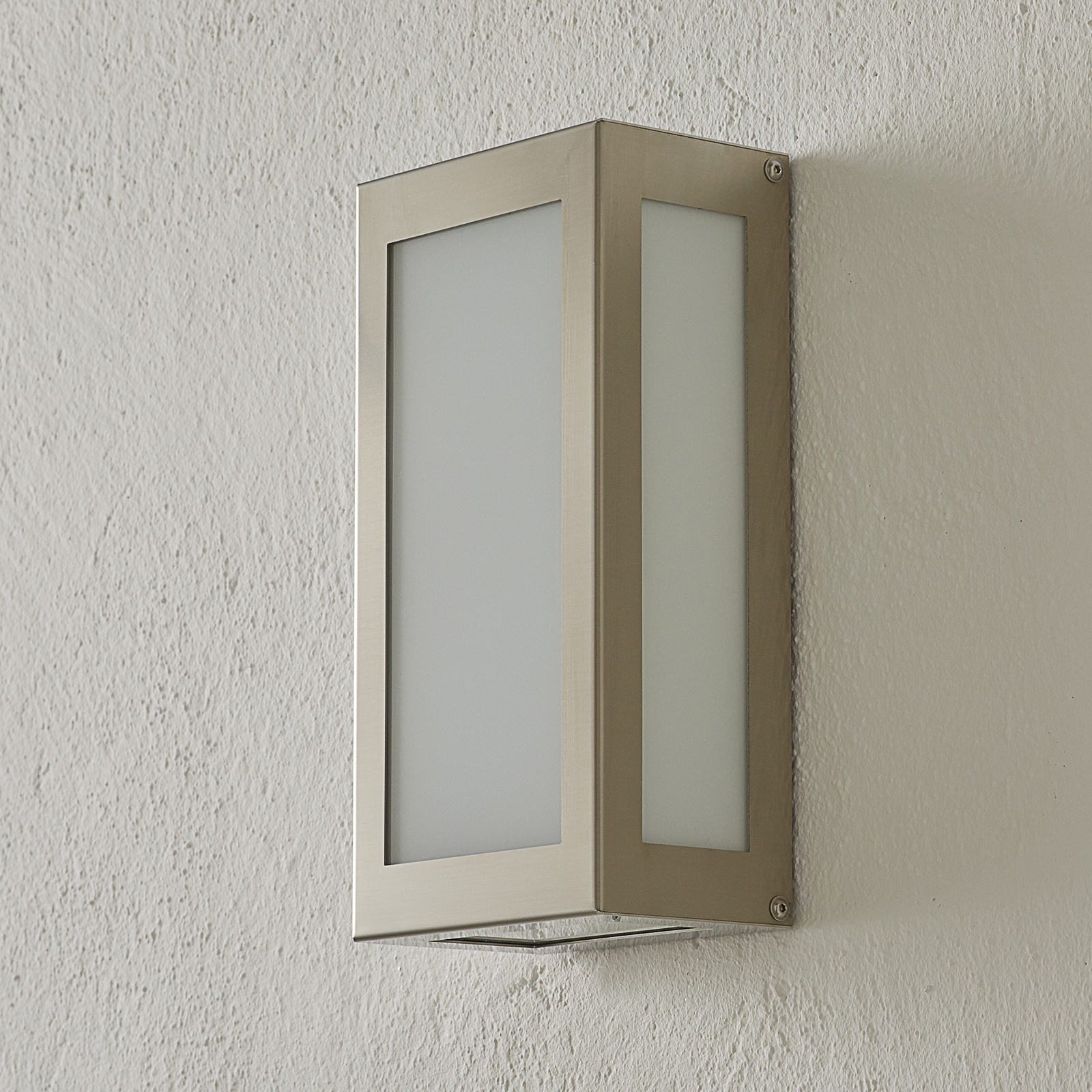 Aqua Rain sensor LED wall light stainless steel
