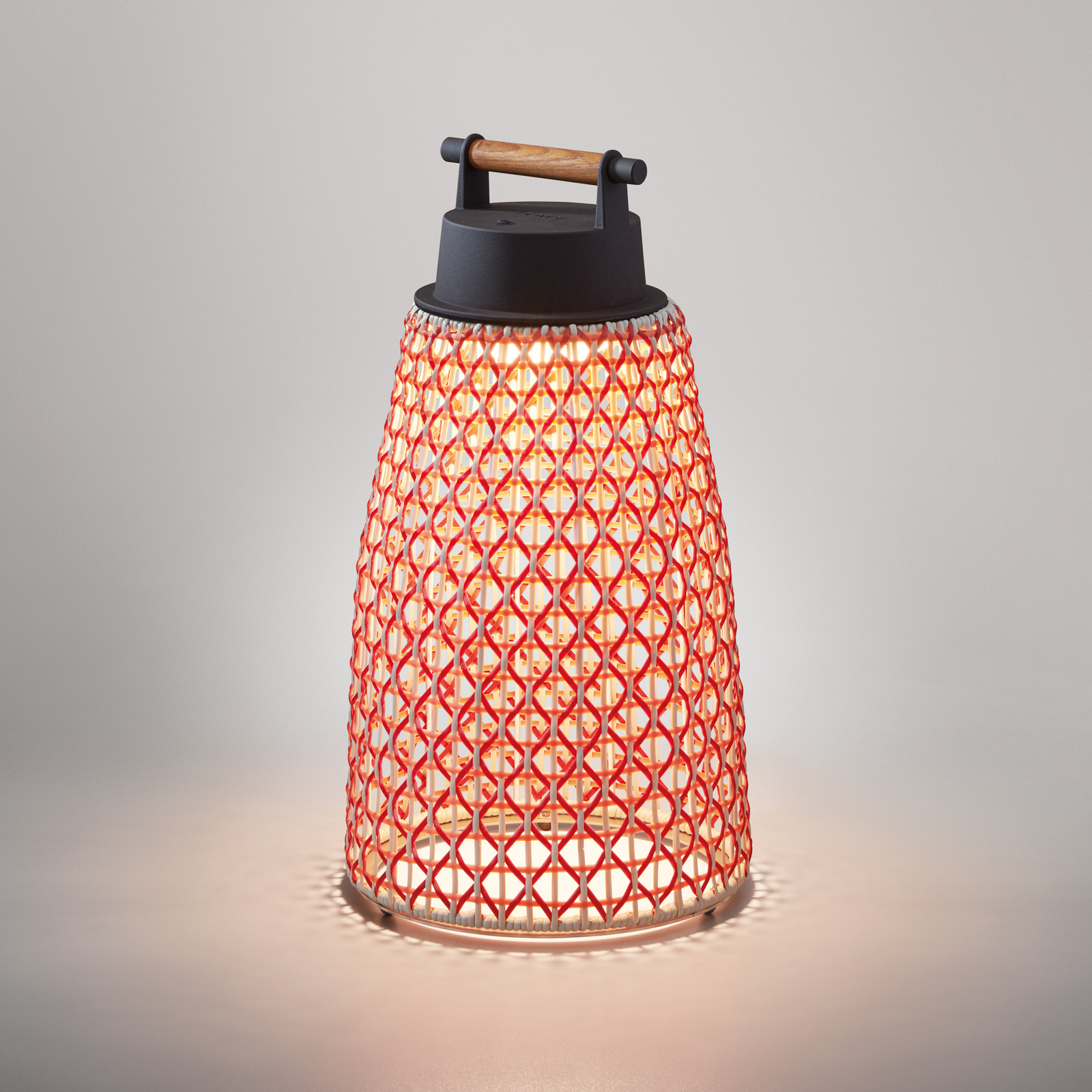 Bover Nans M lampada da tavolo ricaricabile per esterni, rosso