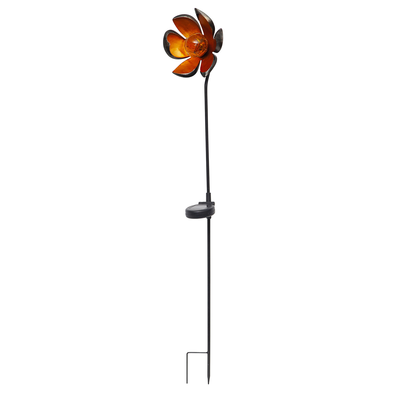 LED-solcellslampa Melilla, blomma