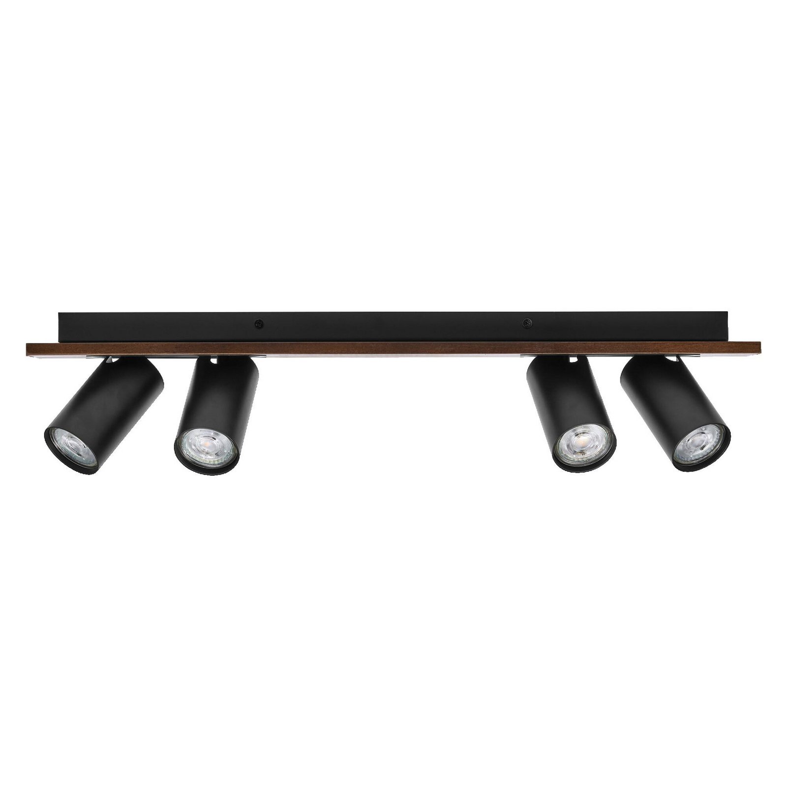 OSRAM Deckenstrahler MERCURY schwarz 4-Spot GU10-LED 927 dim