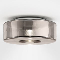 serien.lighting Curling M strop 2 700K sklo stříbrné