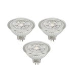 Prios LED reflector GU5.3 4.3W 345lm 36° transparent 830 set de 3