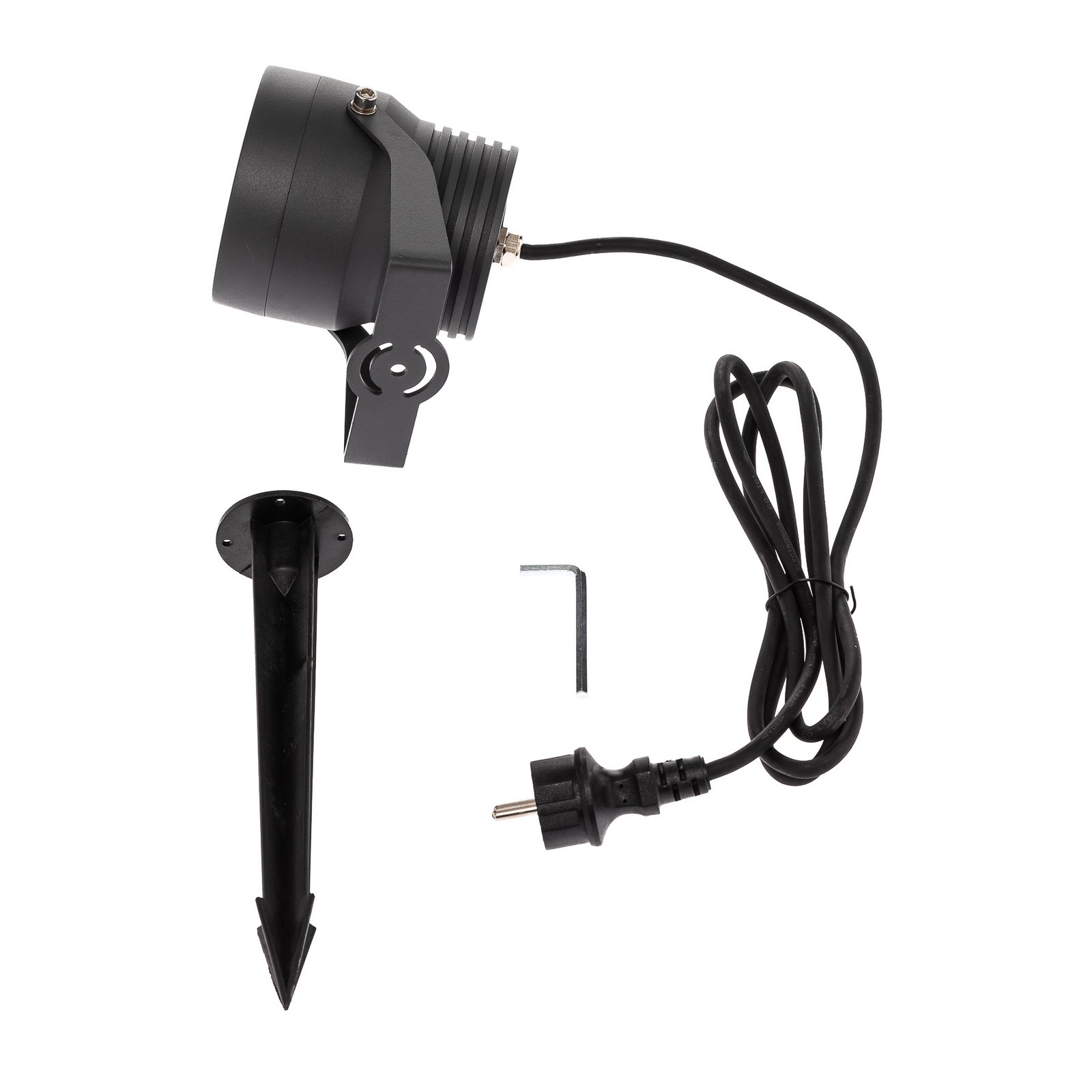 Irina Spike Ulko Spotti IP65 Dark Grey - Lucande