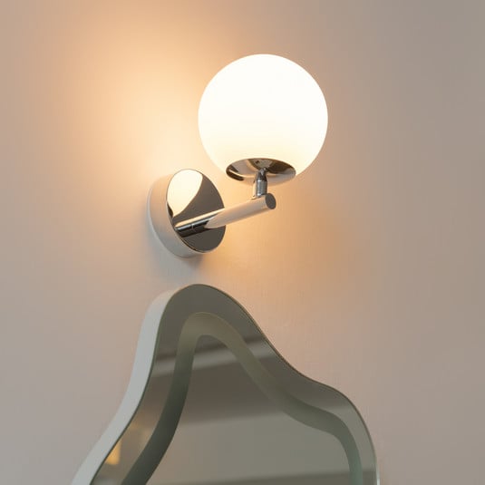 Karman Agua LED wandlamp, IP44, glas helder