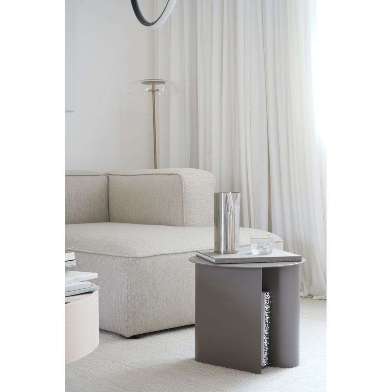 Sentrum Side Table Taupe - Woud