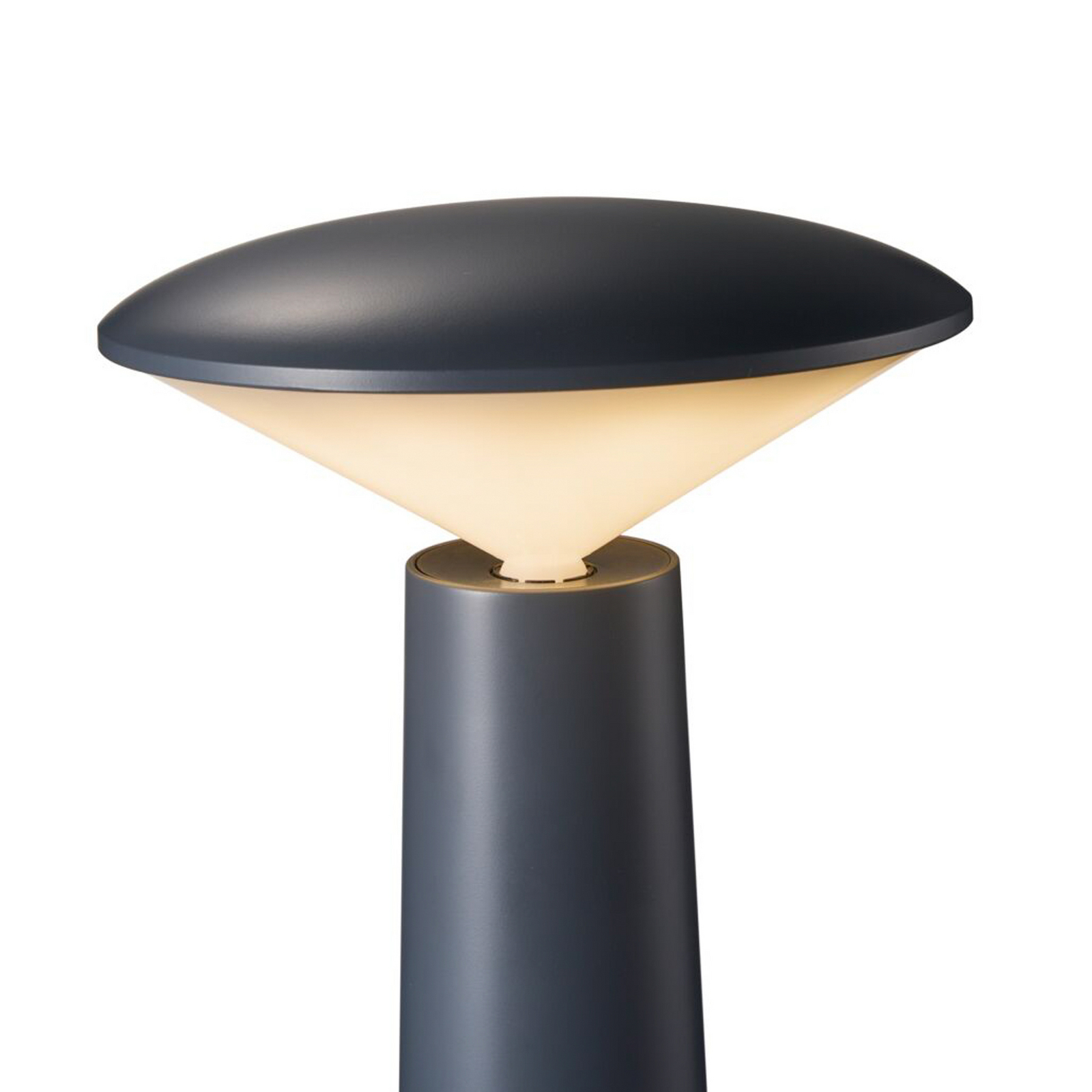 Pauleen LED tafellamp op accu ADORABLE SPARK, grijs, 21 cm, IP44