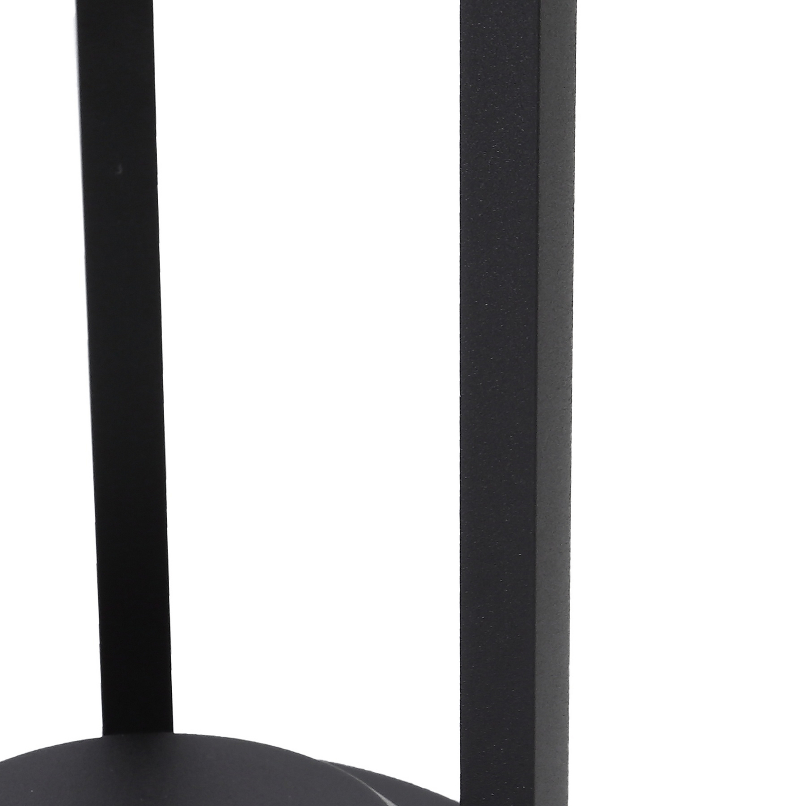 Lucande LED lampa solarna Nilea, Ø 16 cm, czarna, czujnik