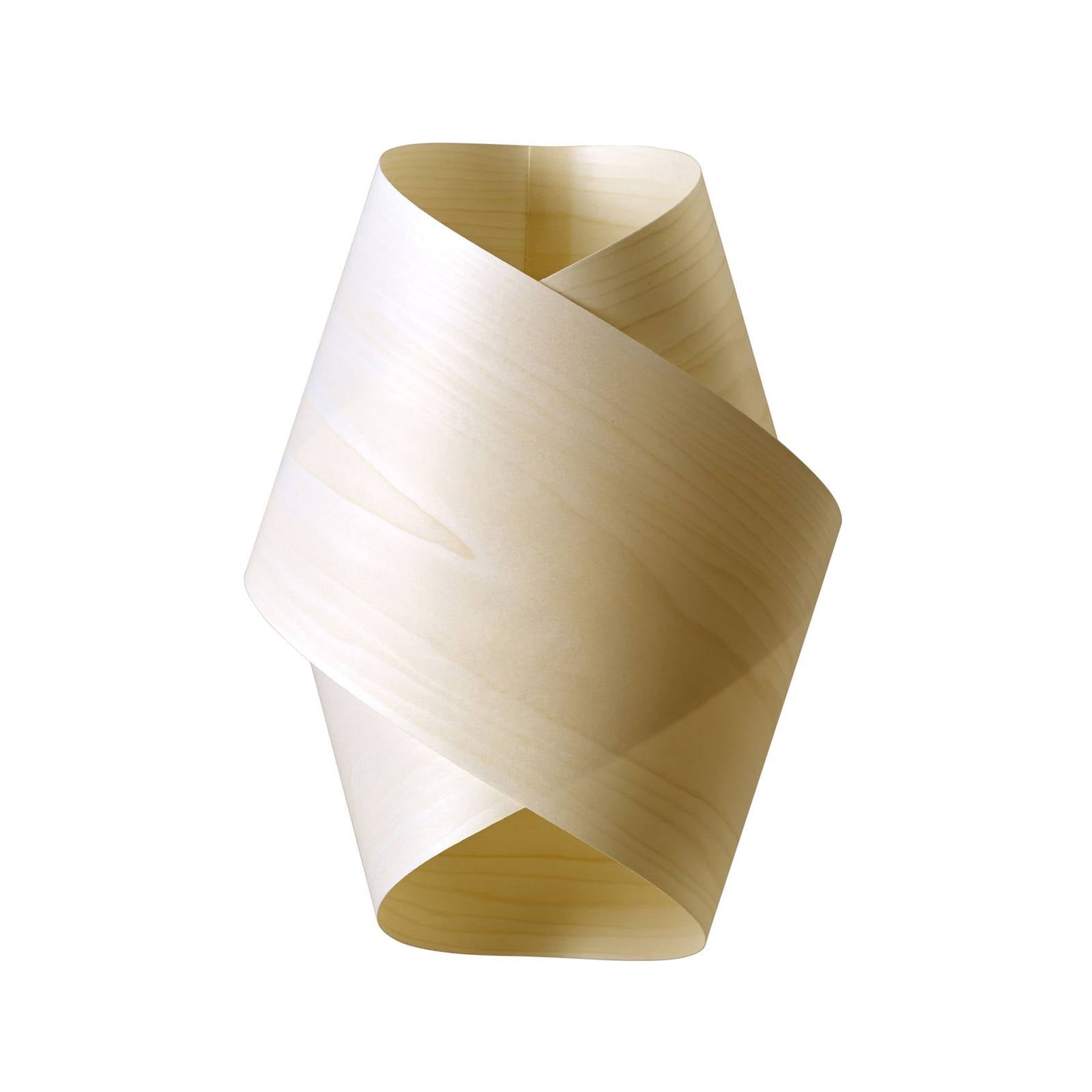 LZF LamPS Orbit wall light ivory, for Living / Dining Room, wood veneer, E27, 11 W, W: 25 cm, H: 36 cm
