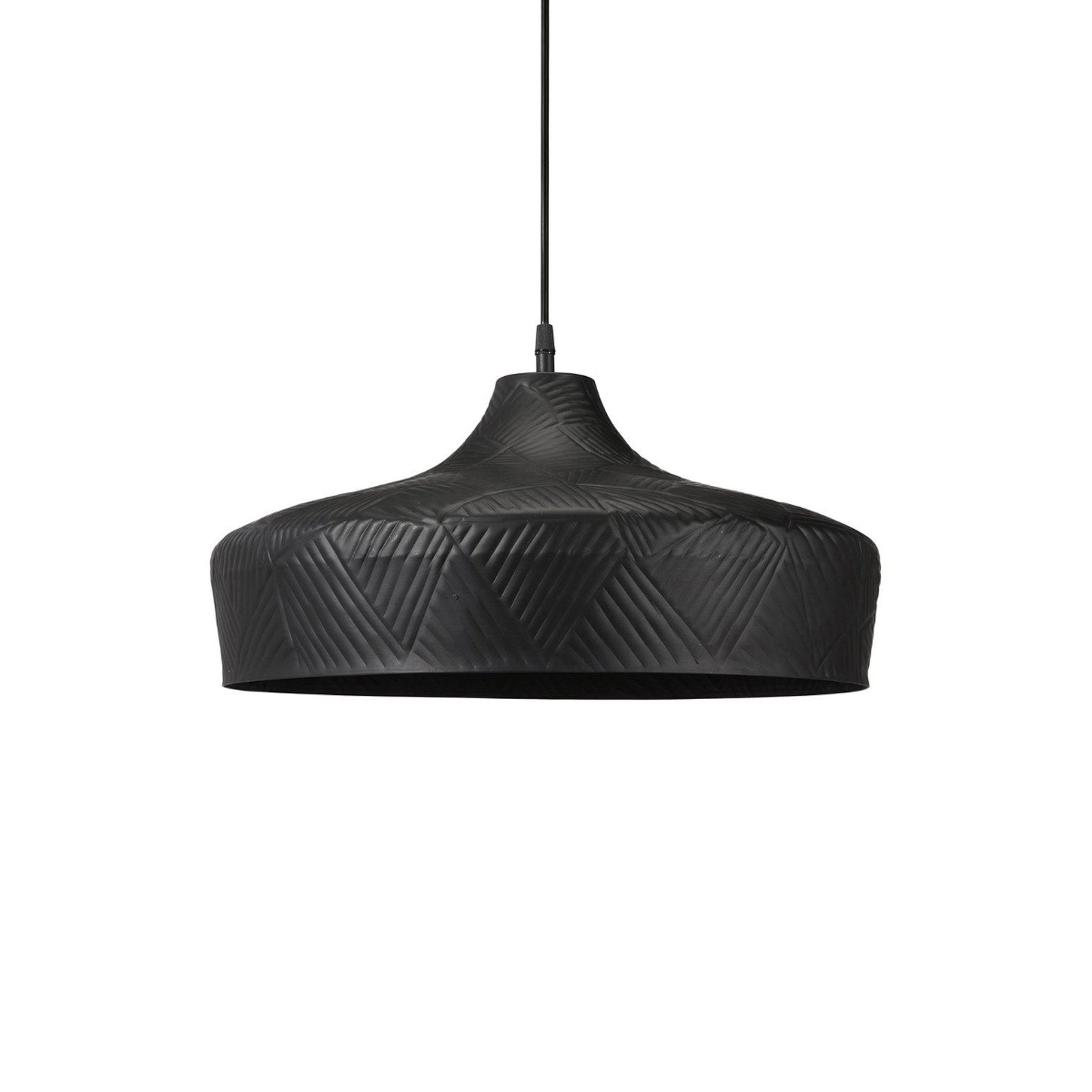 PR Home Ribble pendant light matt black Ø 45cm