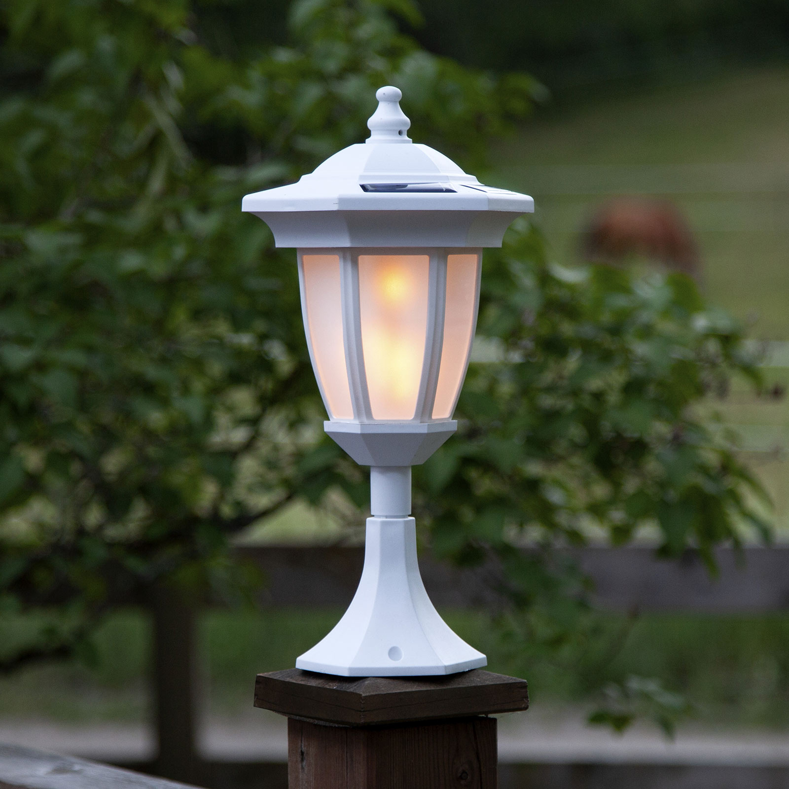 LED-Solarleuchte Flame, 4 in 1