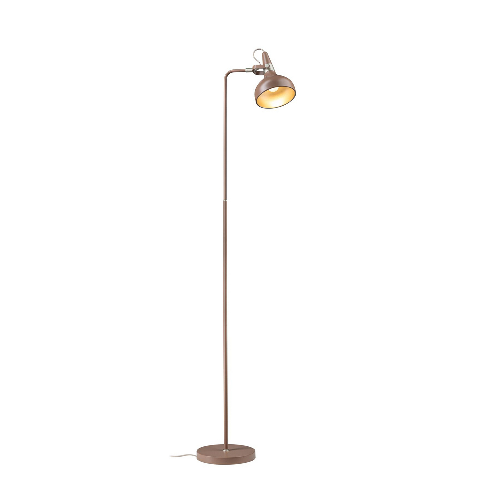Paulmann Juna STYLE floor lamp, brown, height 158 cm, metal
