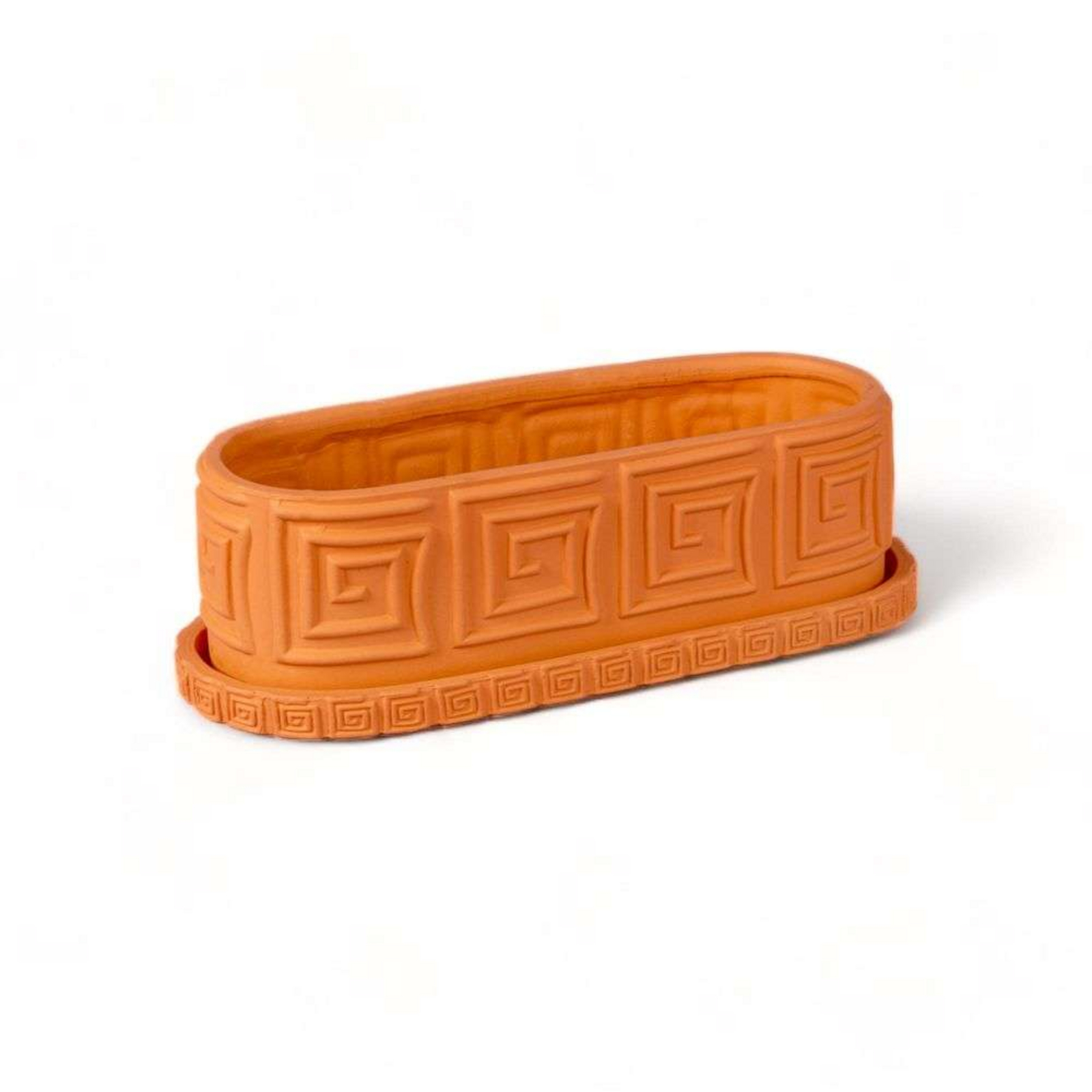 Magna Graecia Greca Box With Subpot Terracotta - Seletti