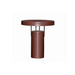 lampe à poser LED rechargeable BringMe bordeaux métallisé 28 cm - HÜBSCH