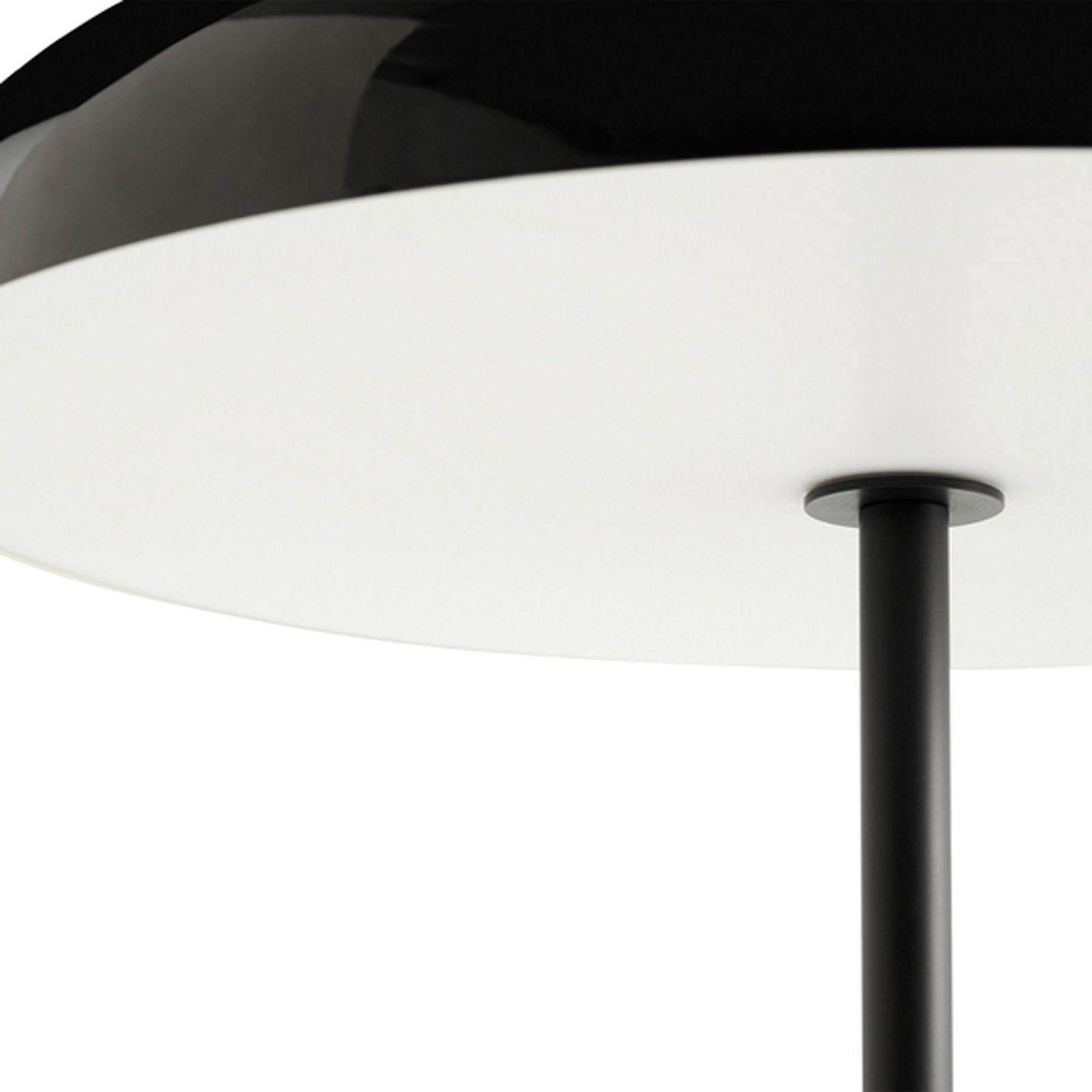 Pao Steel Candeeiro de Pé Soft Black - HAY