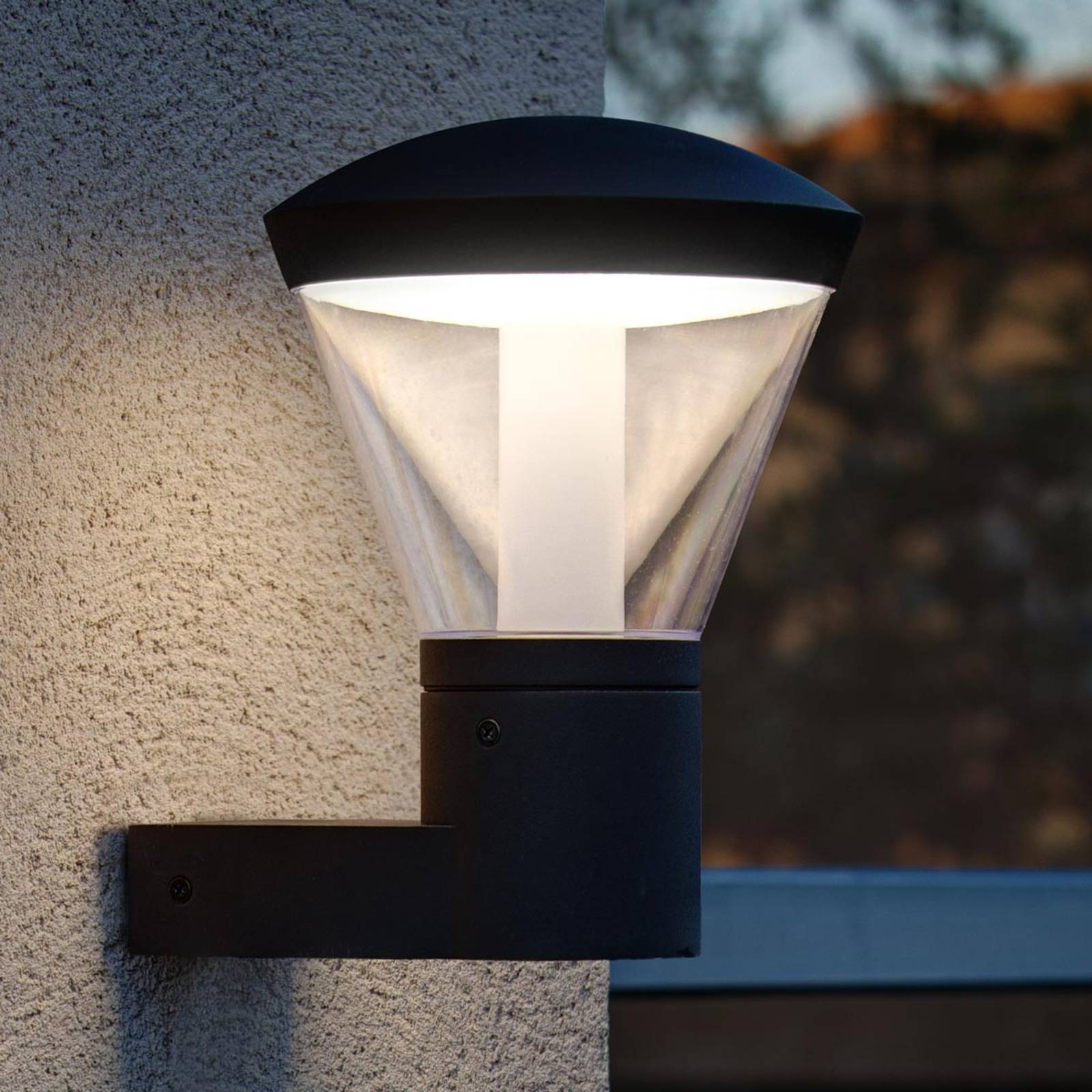 Photos - Floodlight / Street Light FARO BARCELONA Evocative Shelby LED outdoor wall lamp 