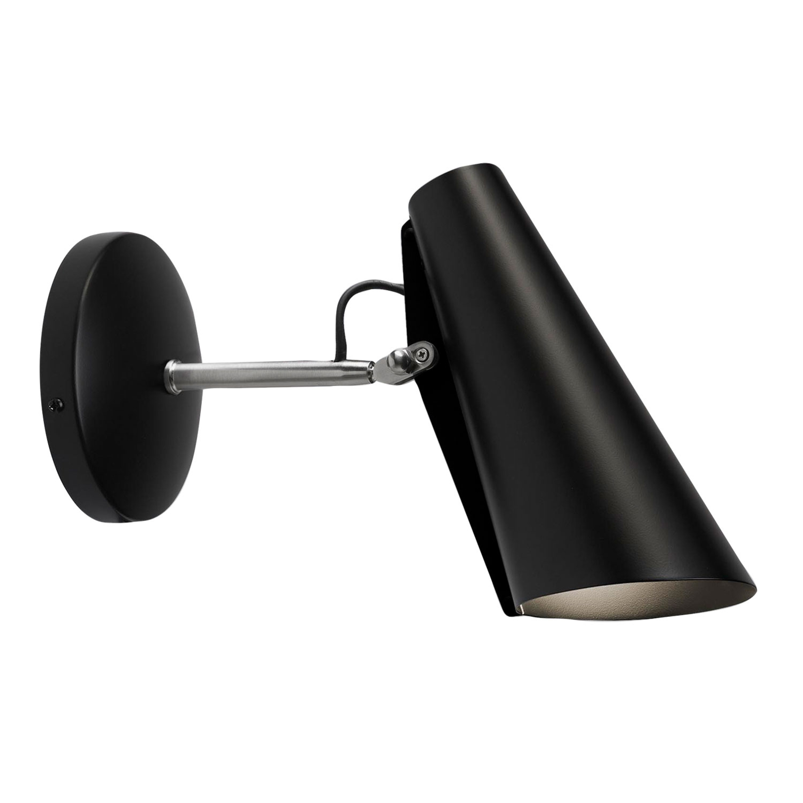 Northern Birdy - wandlamp 31,5cm zwart/staal
