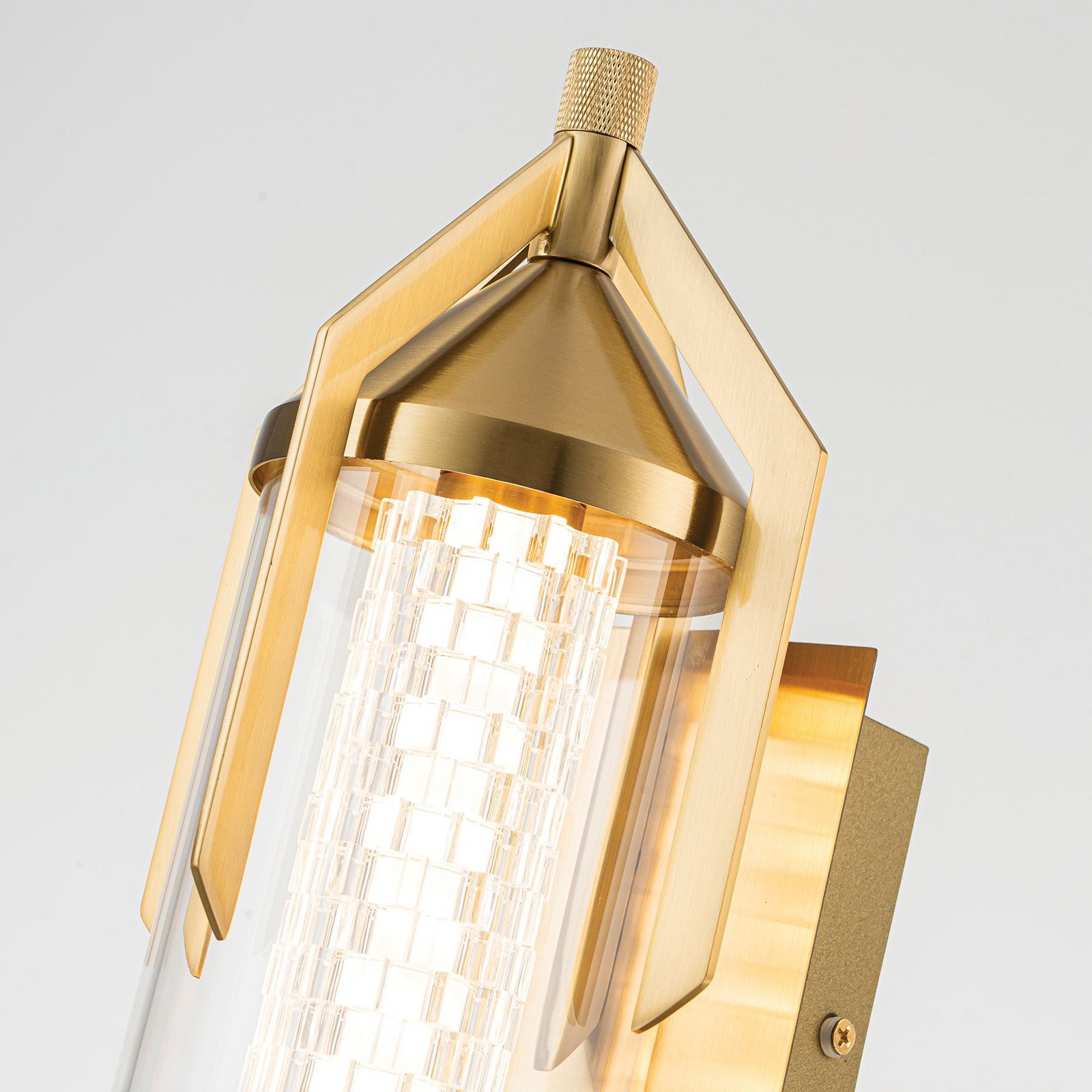 LED wandlamp ESPADA goud geborsteld Breedte 70 cm Metaal IP44