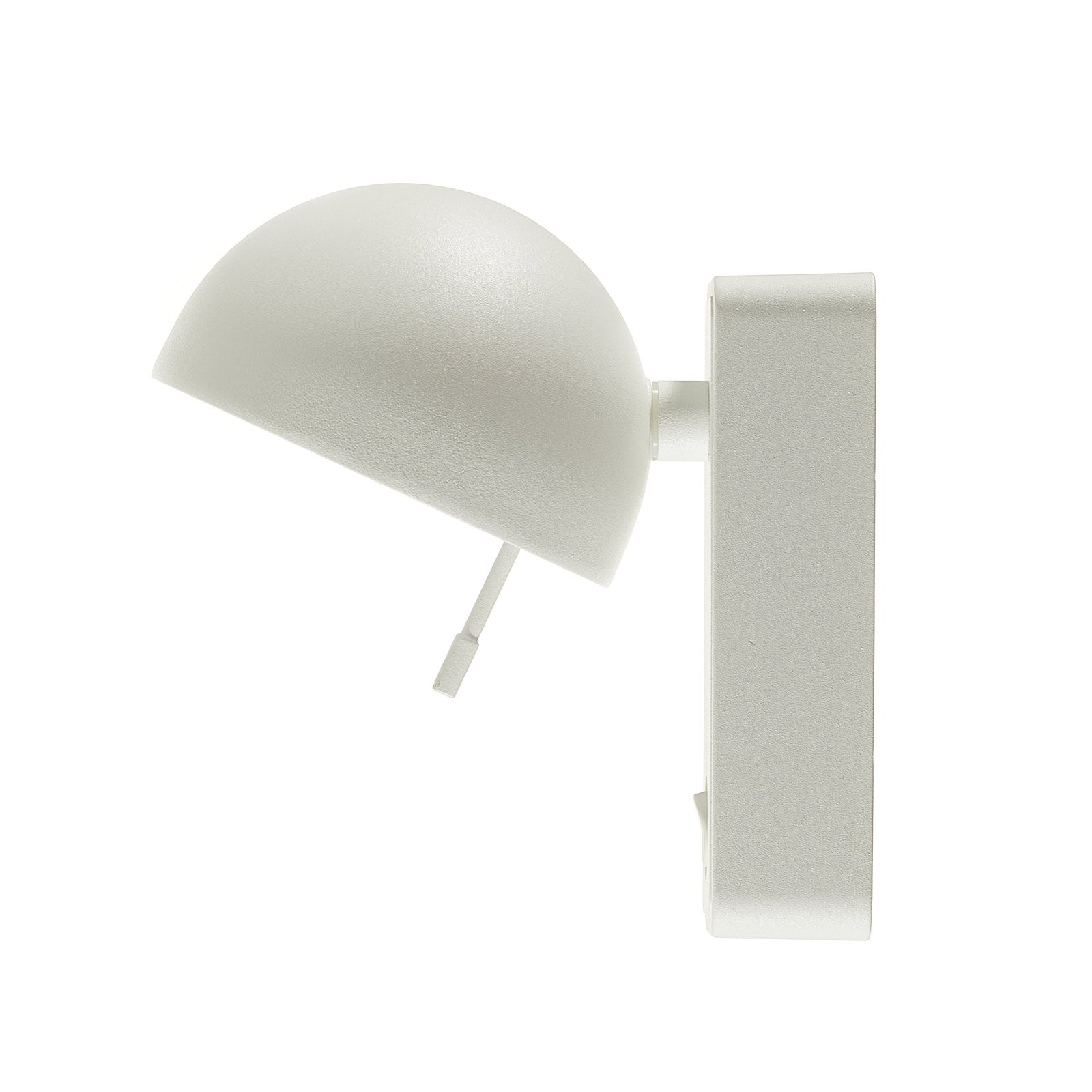 Bover Beddy A/01 LED-vegglampe, roterbar hvit/hvit