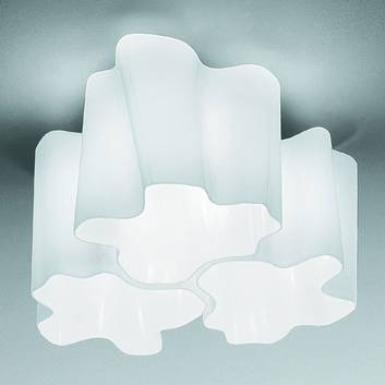 Artemide Logico ceiling lamp 3-bulb 120° 45x45 cm