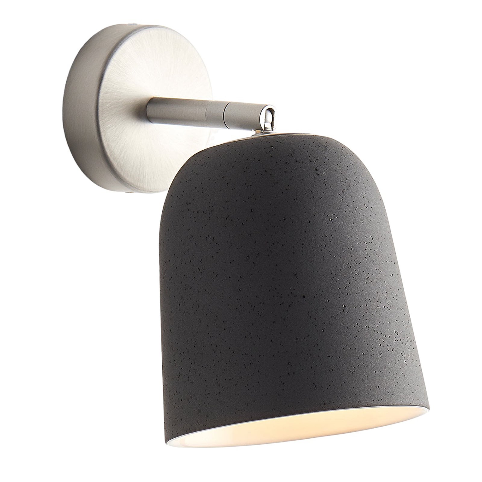 Casablanca Clavio - ceramic wall lamp, grey