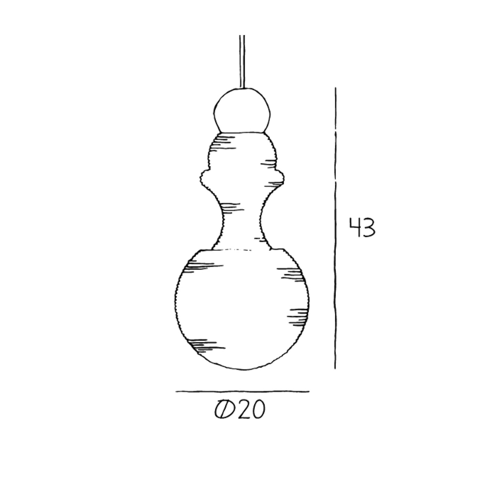 Paris 1920 Pendant - Design By Us