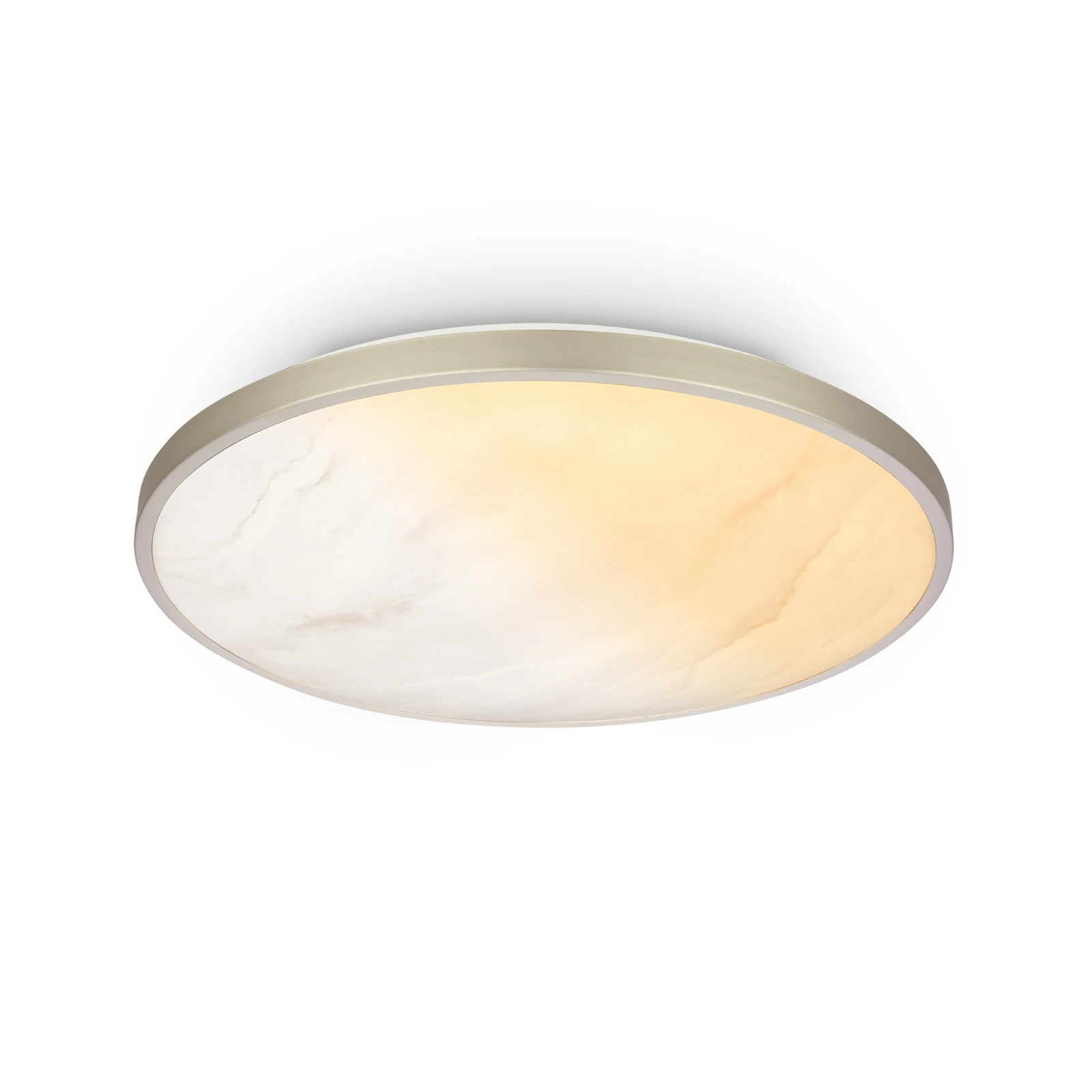 LED-Deckenleuchte Competo, CCT, Ø 38 cm, nickel matt