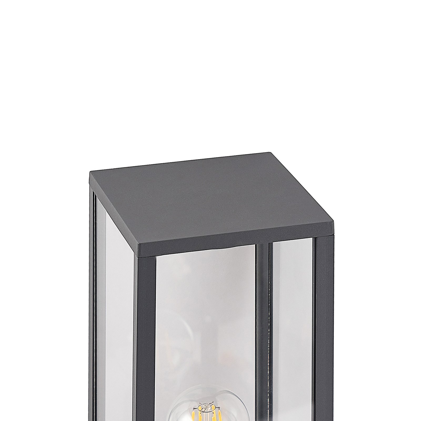 Peldar Tuinlamp H80 Dark Grey/Clear - Lindby
