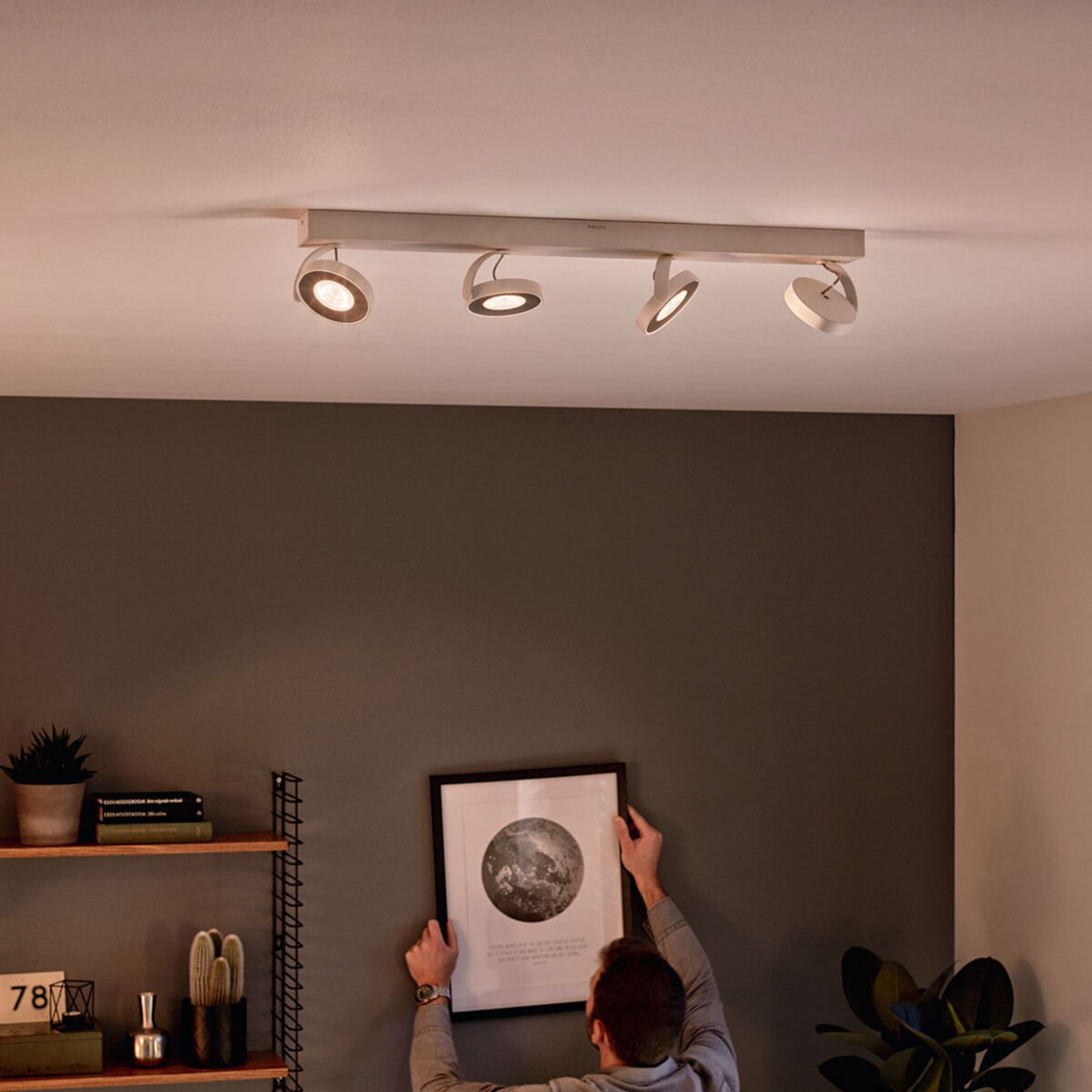 Warm lighting - LED ceiling spotlight Clockwork