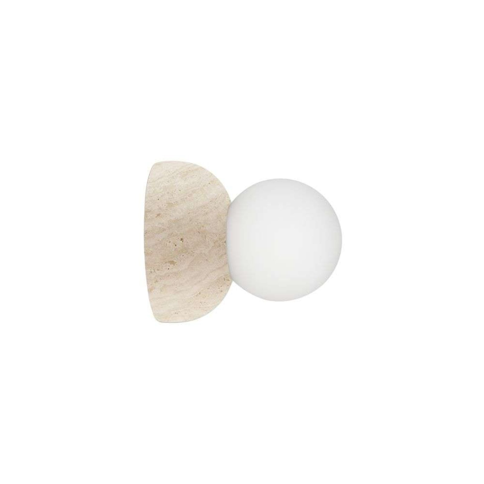 Torrano 13 Applique da Parete/Plafoniera IP44 Travertine - Globen Lighting