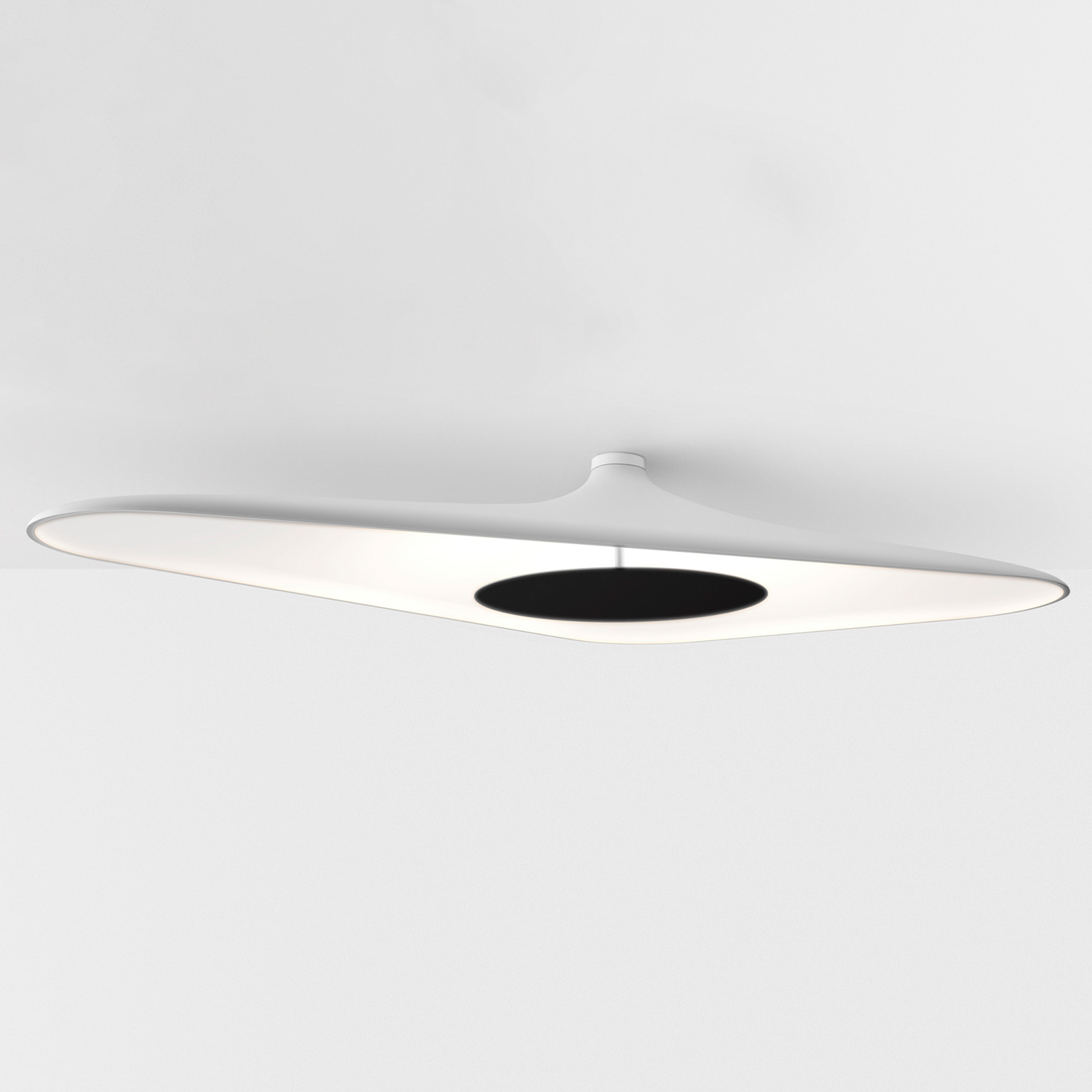 Luceplan Soleil Noir LED φωτιστικό οροφής, λευκό