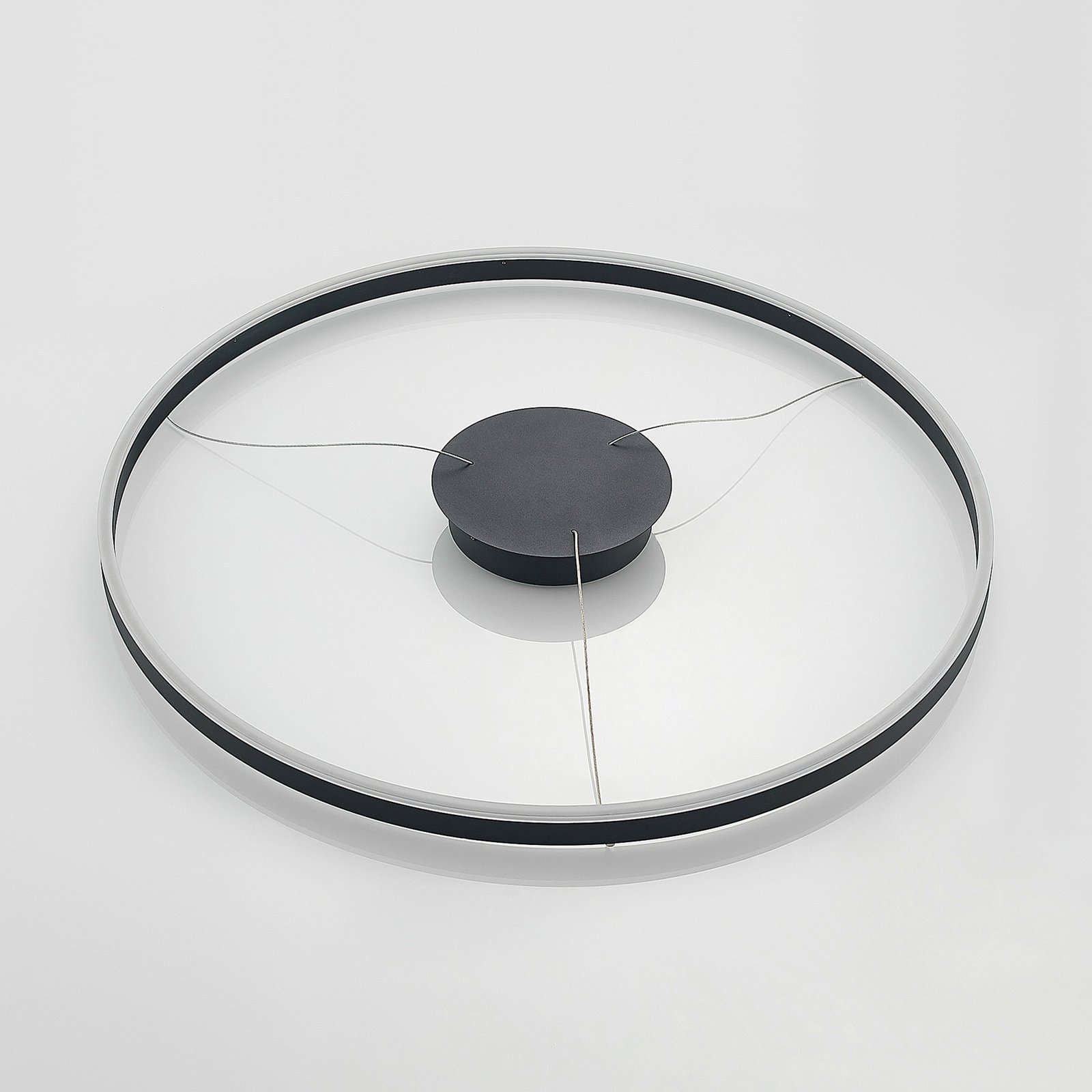Luminária suspensa Arcchio Albiona LED, 1 anel, 80 cm