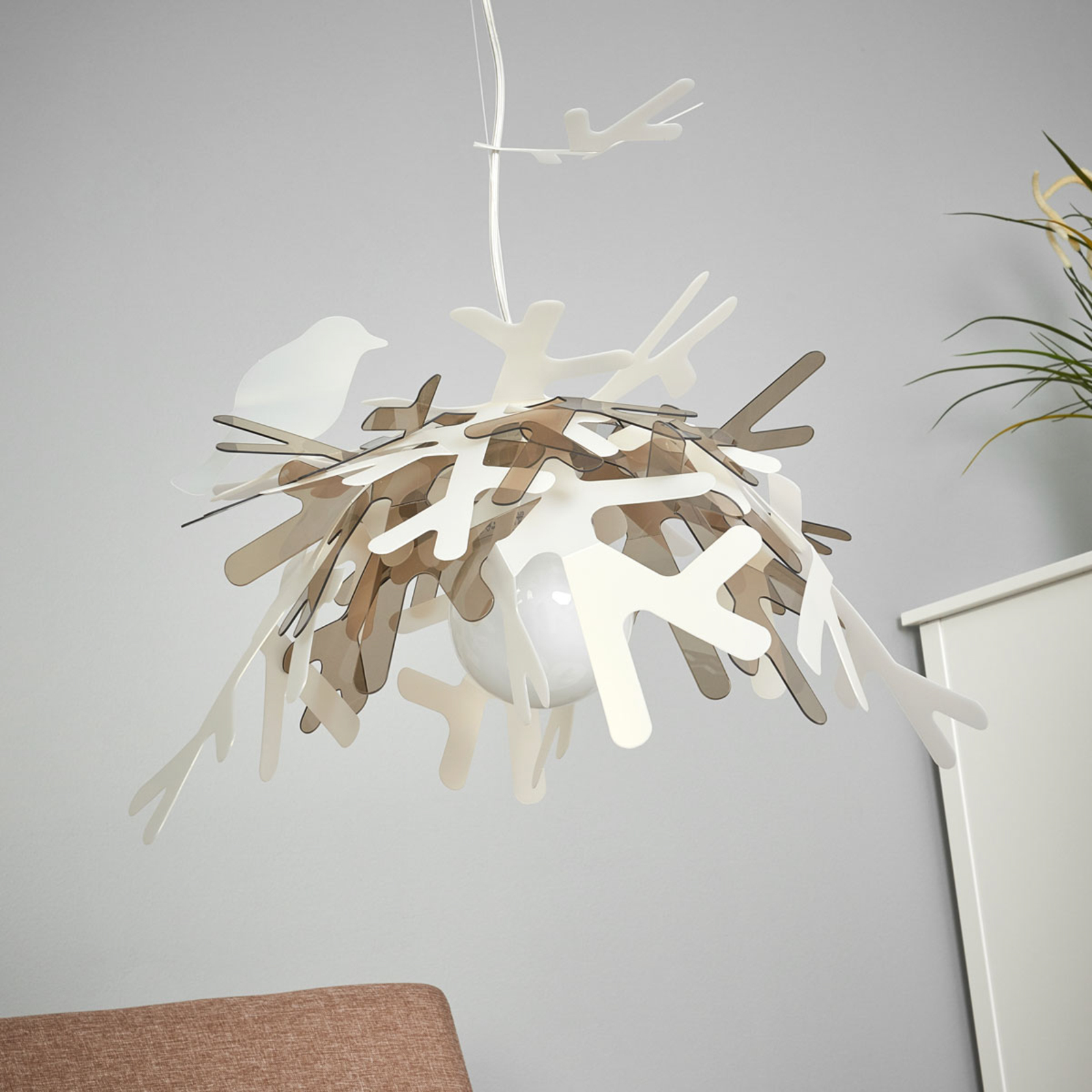 Slamp Luis - Designer-Hängeleuchte, gold