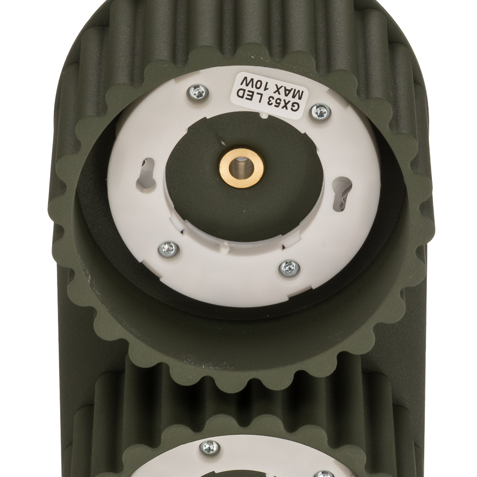 Deckenleuchte Aura 2, olivgrün, 2-flg., Länge 21 cm, GX53 Deckenleuchte Aura 2, olivgrün, 2-flg., Länge 21 cm, GX53
