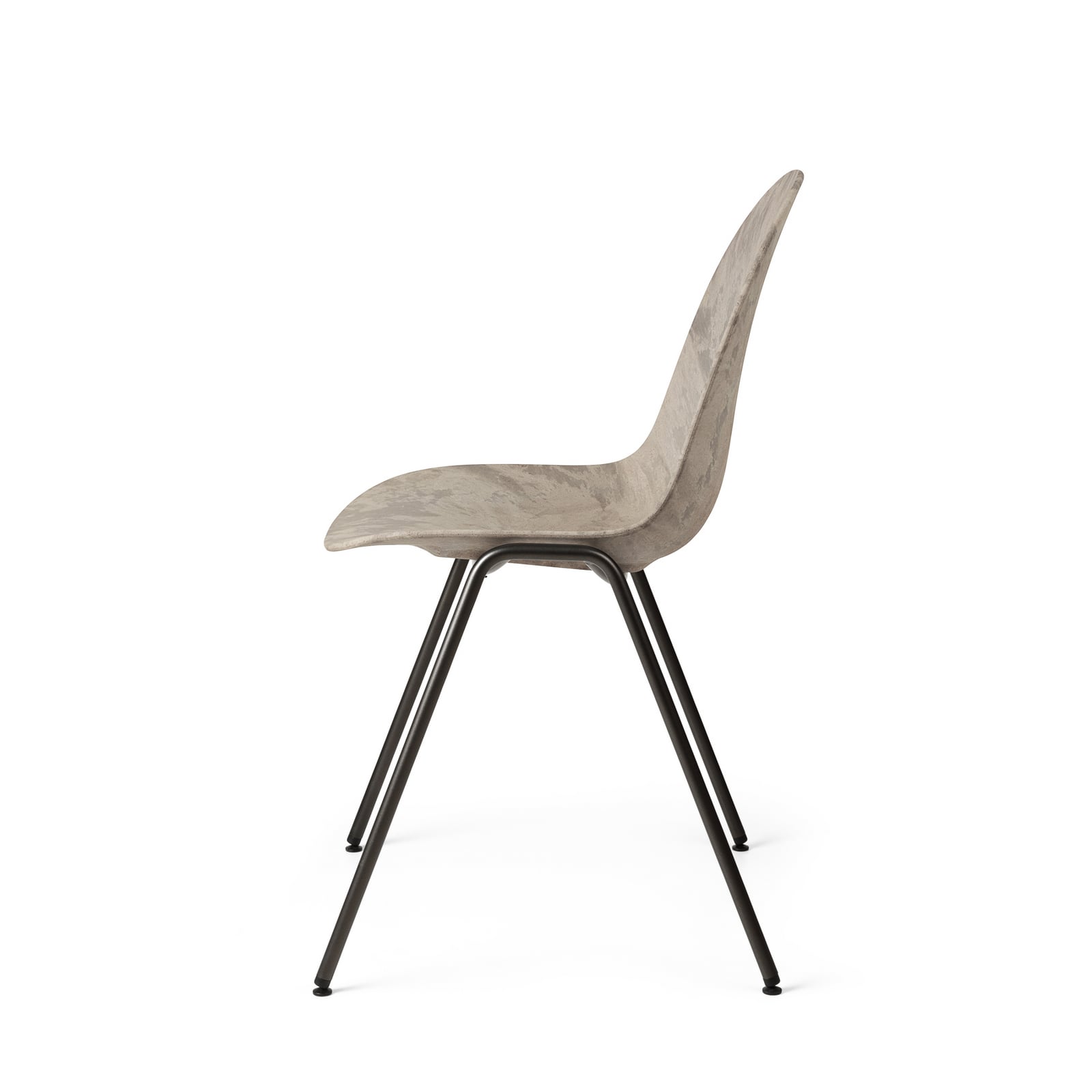 Tabouret de bar Eternity, gris, acier, hauteur 87,5 cm - Mater