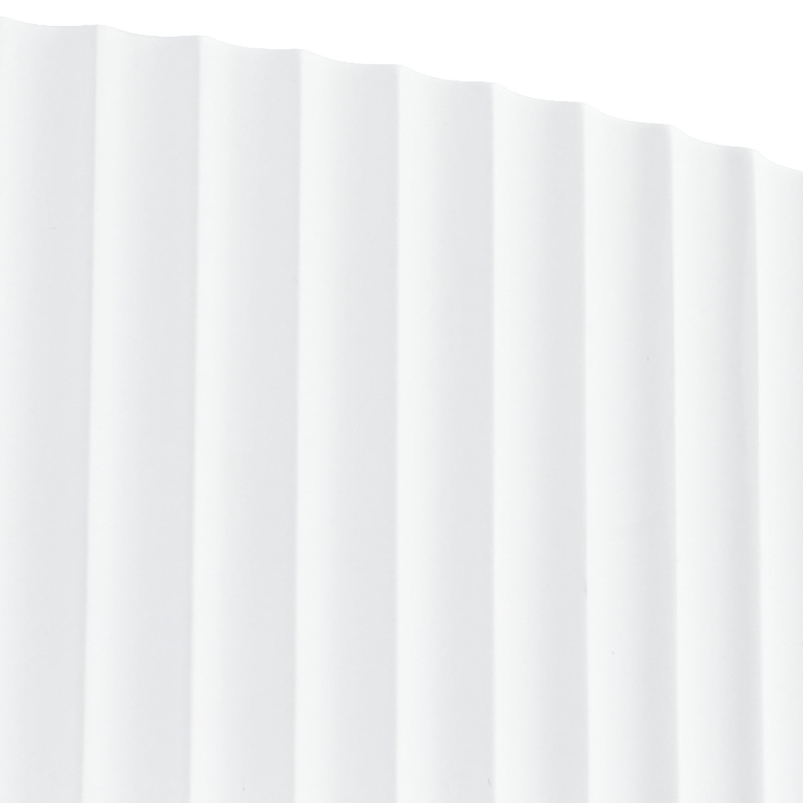 Lindby Wandleuchte Naike, weiß, gerippte Optik, Gips, 15 cm