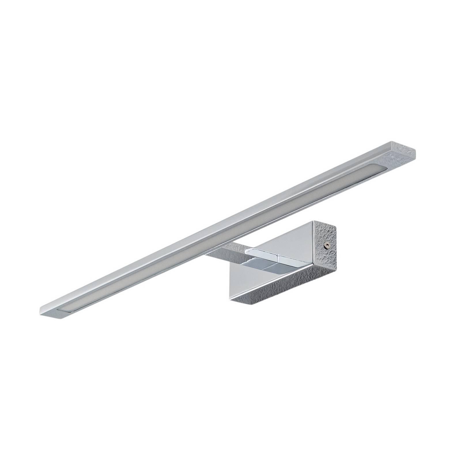 LED-Wandlampe Gallery, chromfarben, Metall Breite 62 cm IP44