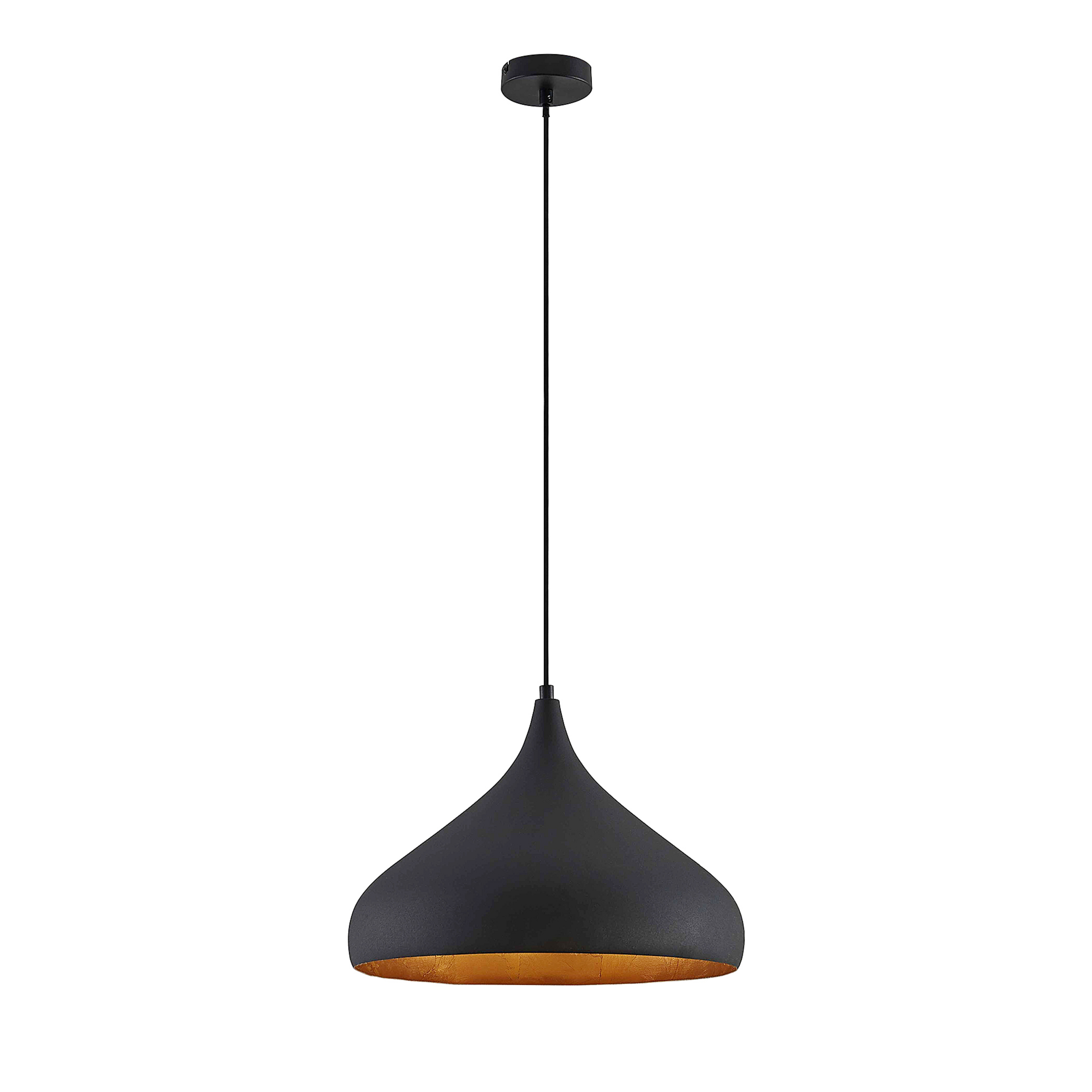 Lunus Lampada a Sospensione Nero/Oro - Arcchio