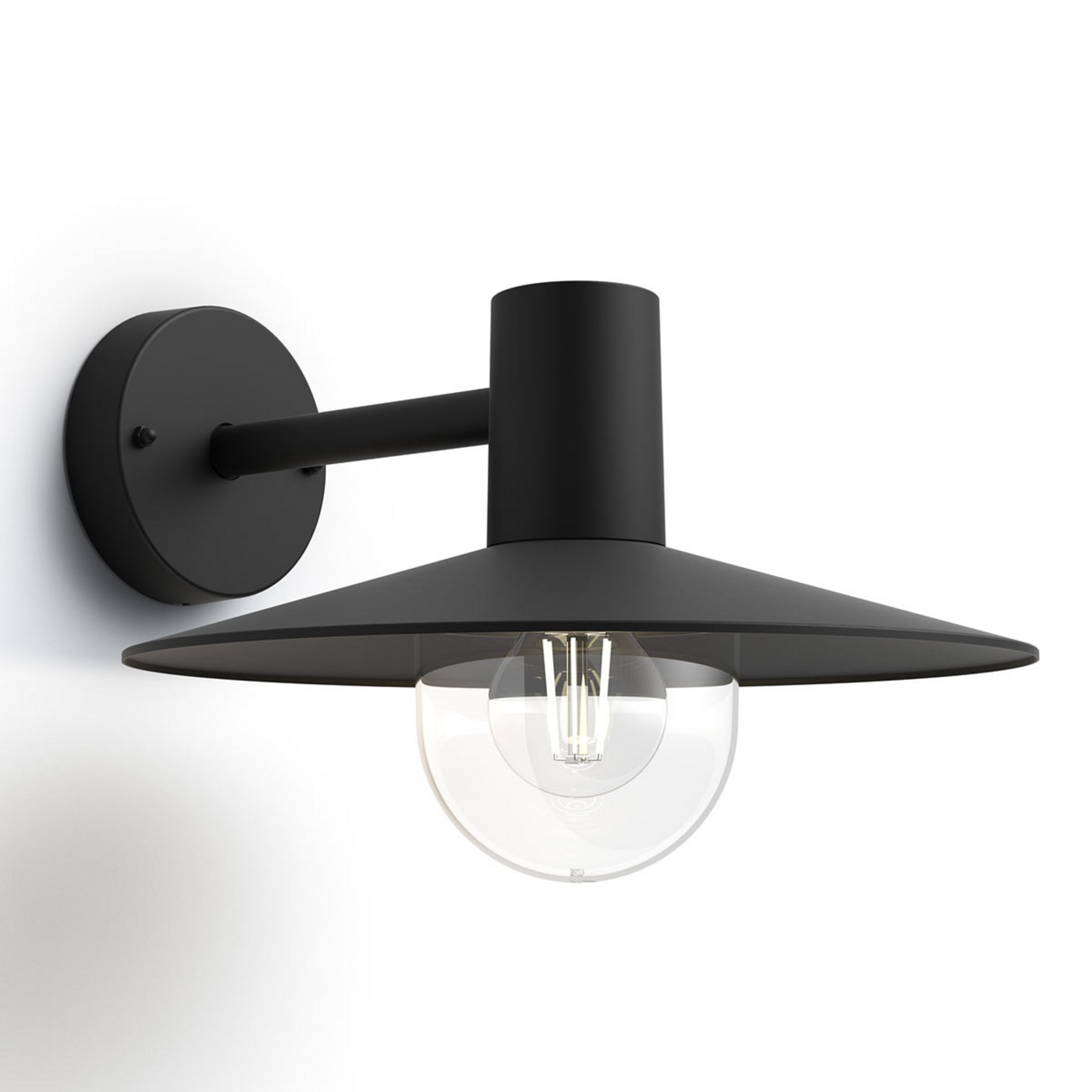 myGarden Skua udendørs væglampe sort - Philips