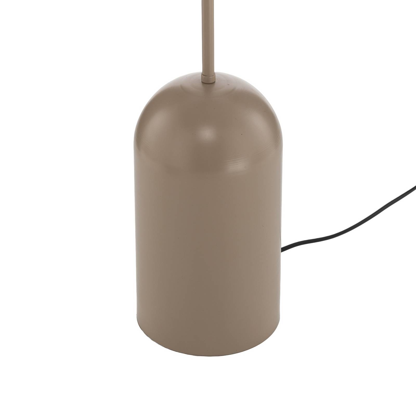 Lampa stojąca Etno LP4, beżowa, szkło/stal, wysokość 140 cm, G9