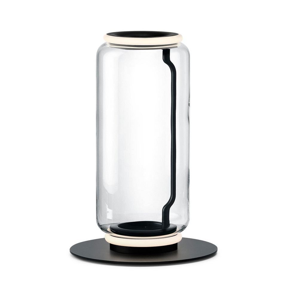 Flos Noctambule F1 golvlampa High Cylinder, transparent från Flos