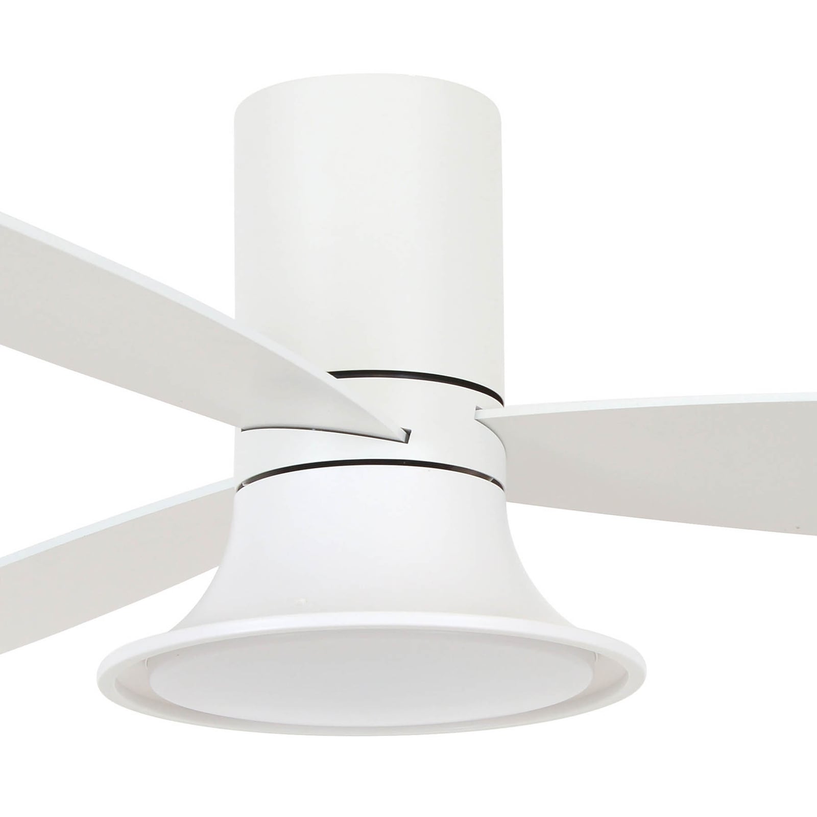 Flusso Deckenventilator mit Licht weiß Ø132cm leise - Beacon Flusso Deckenventilator mit Licht weiß Ø132cm leise - Beacon