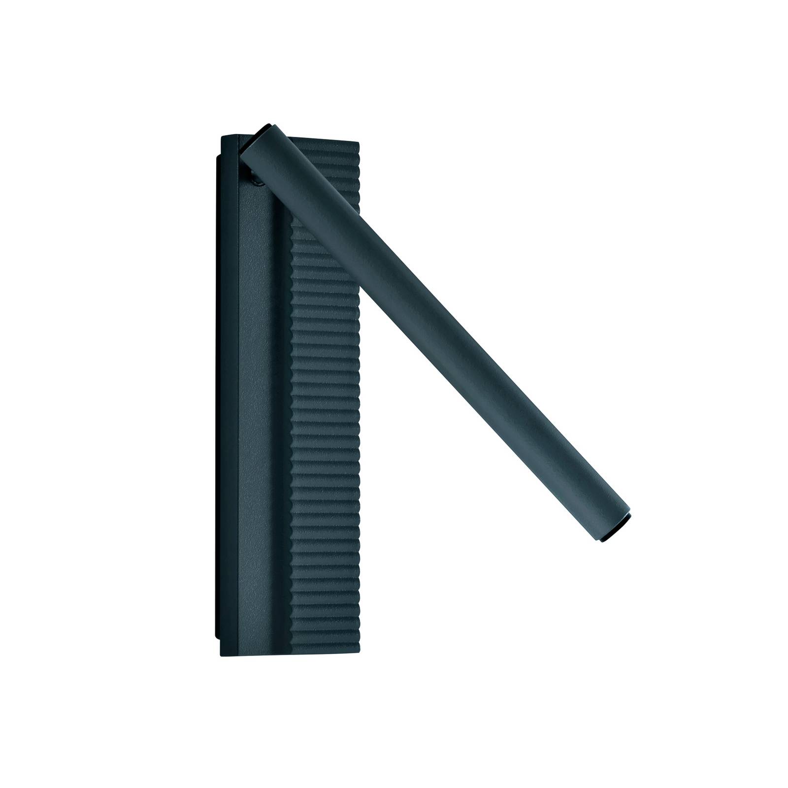 Bover LED-Wandleuchte Arid A/02 graublau, Alu, 2.700 K