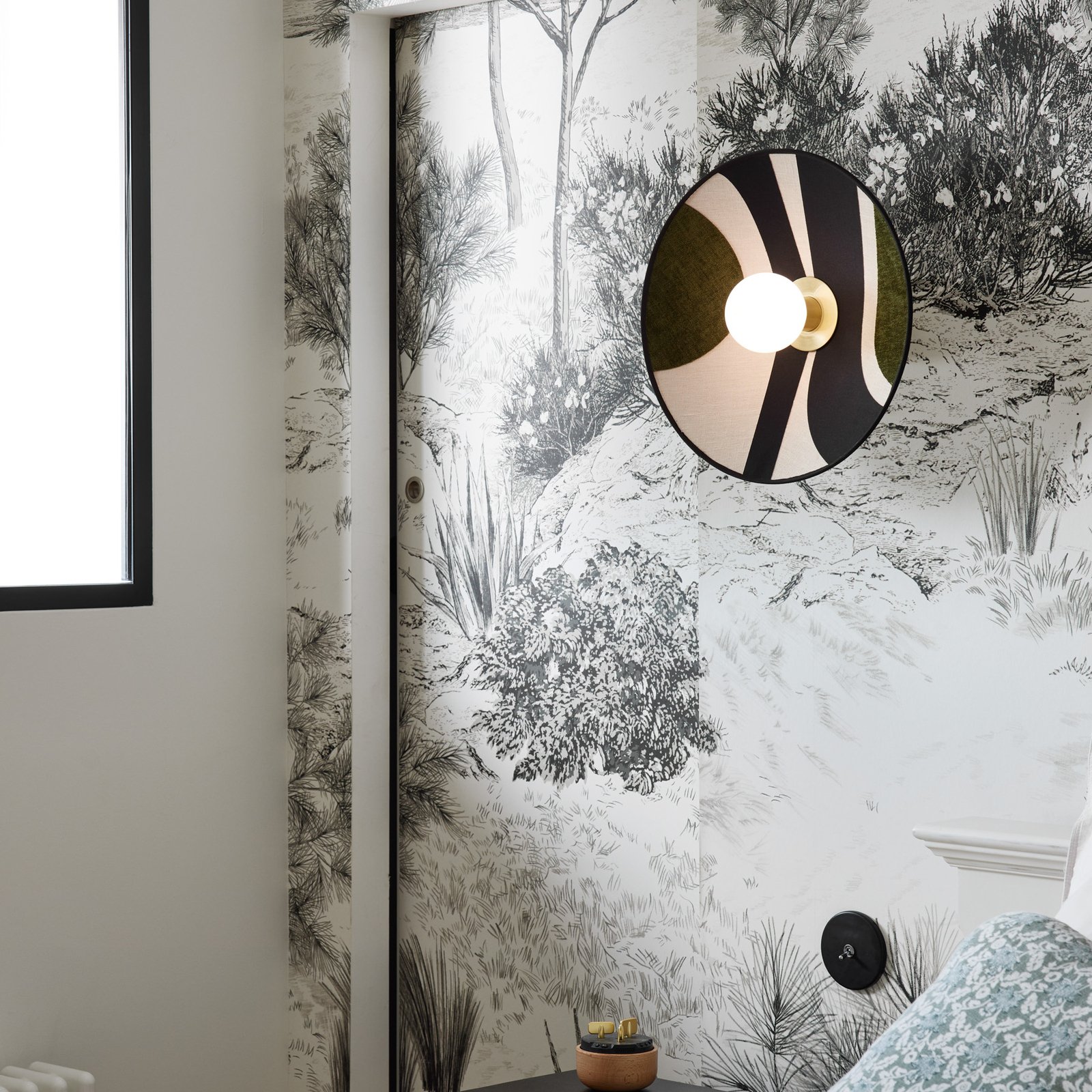 Sonia Laudet Wandlampe Ø 40 cm birke - MARKET SET Sonia Laudet Wandlampe Ø 40 cm birke - MARKET SET