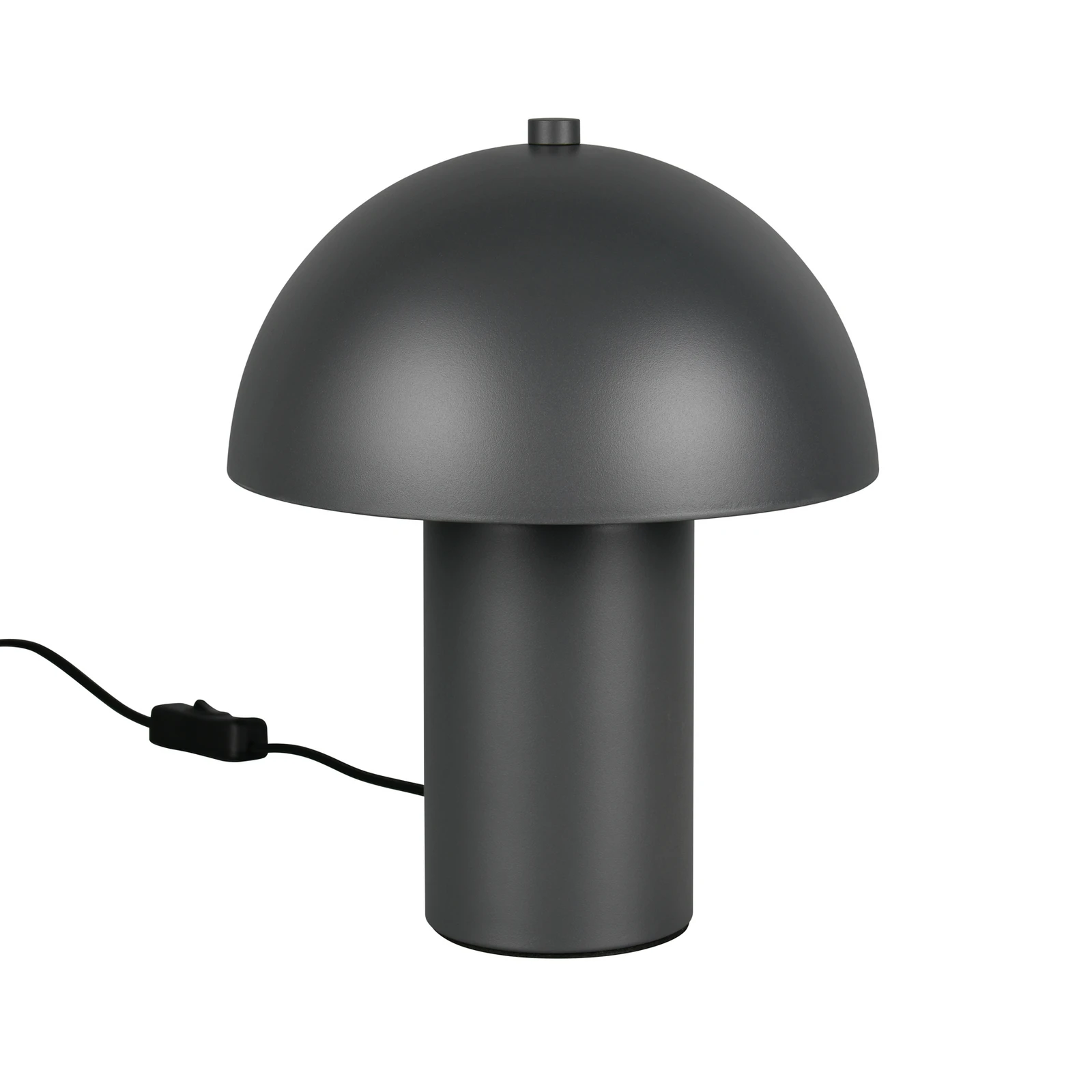Bordlampe Enya, antrasitt, metall, høyde 25,5 cm, E14