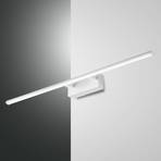 Nala LED wall light, white, width 75 cm